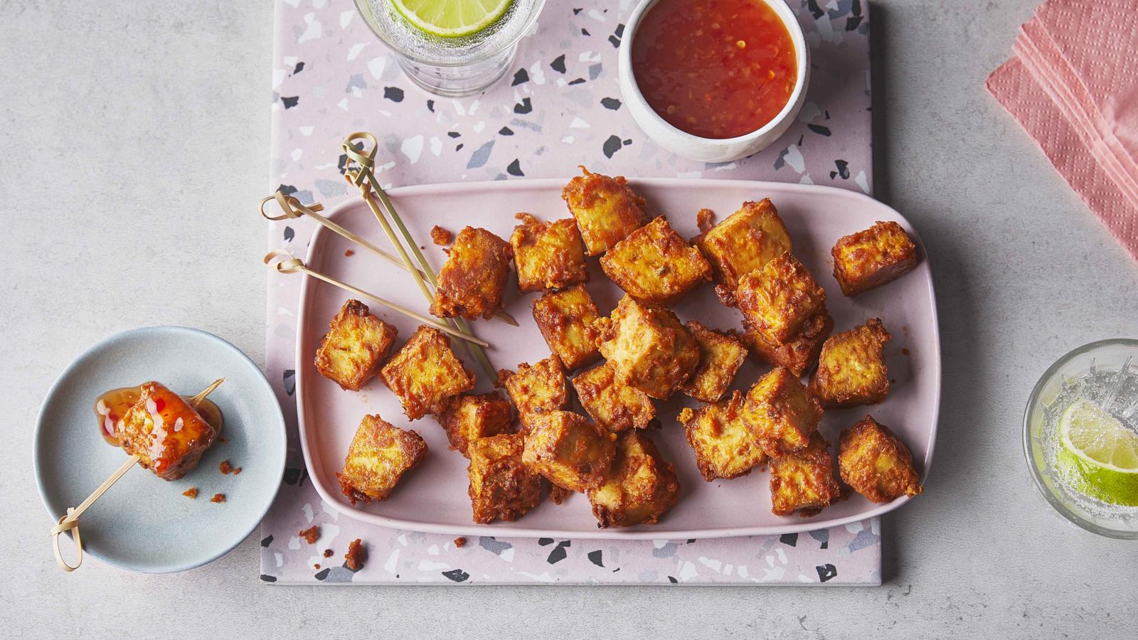 Air fryer crispy tofu 