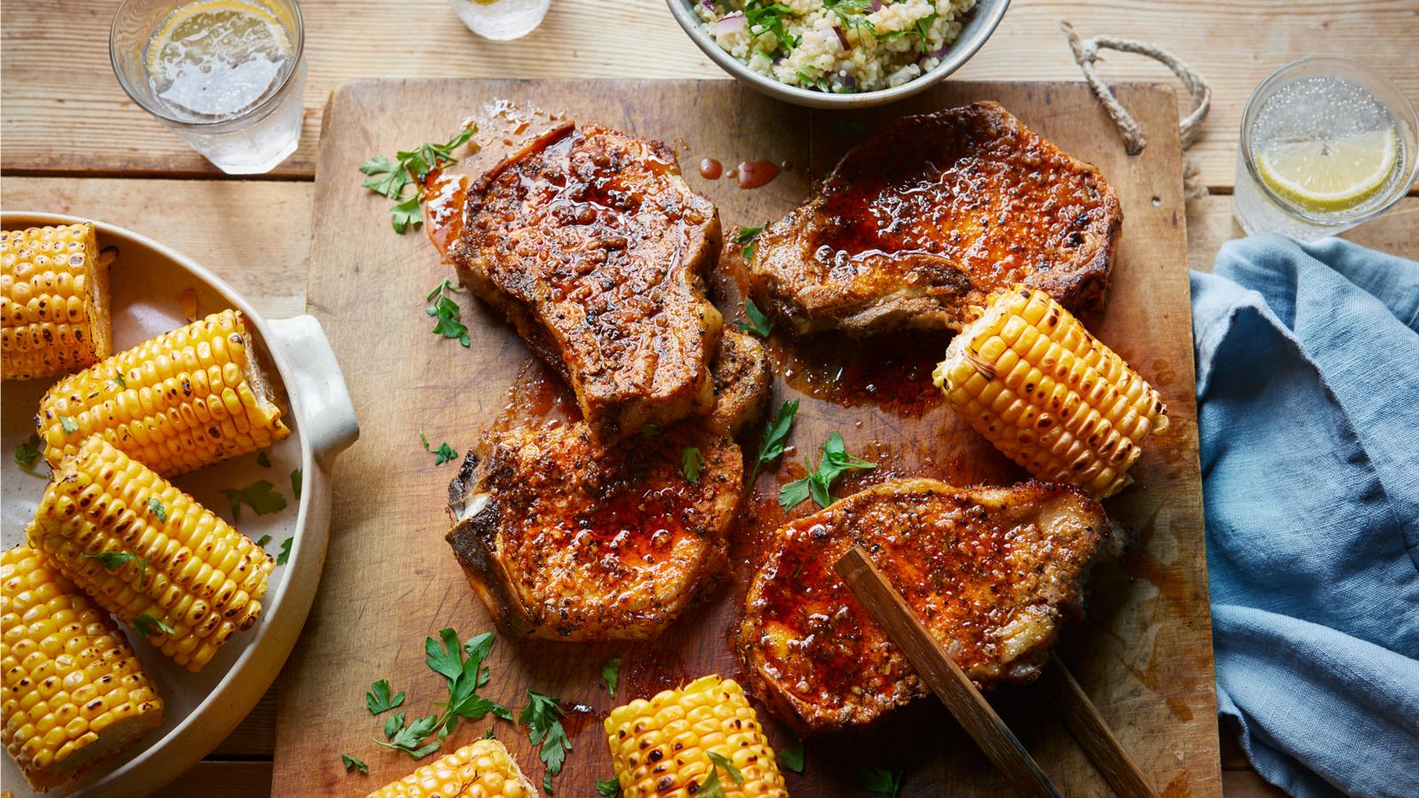 Air fryer pork chops