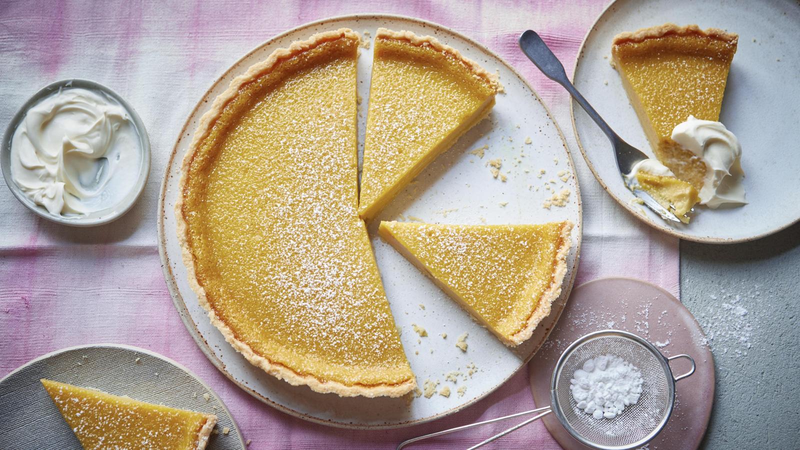 Alphonso mango tart 