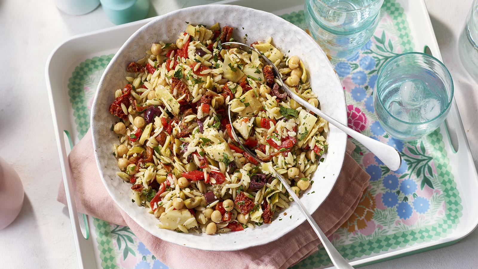 Antipasti orzo salad