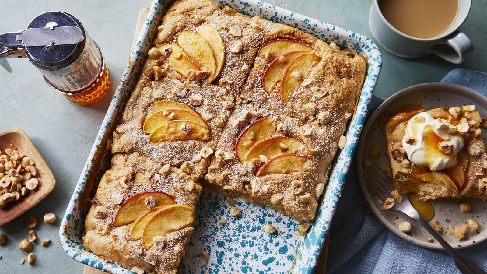 Pancake traybake 