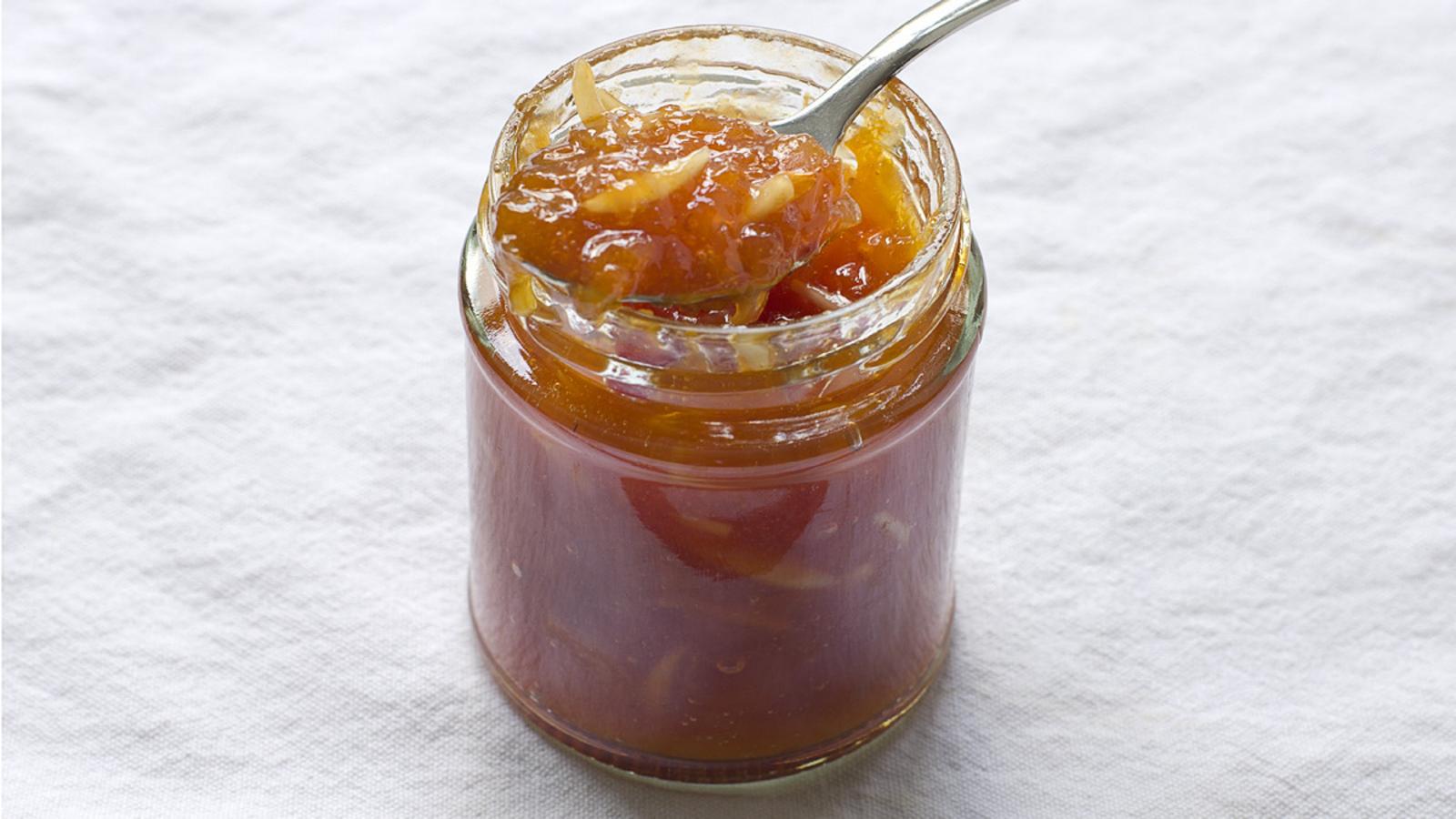 Apricot, carrot and almond jam