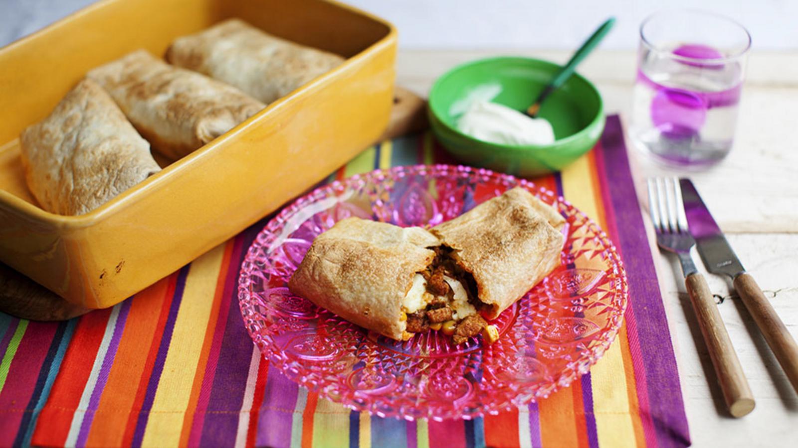 Baked burrito recipe BBC Food