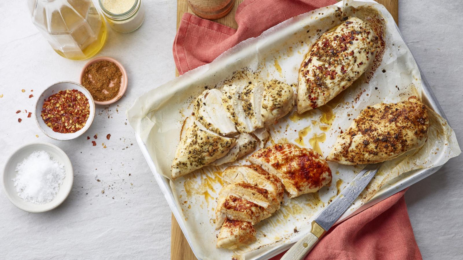 Baked chicken breast