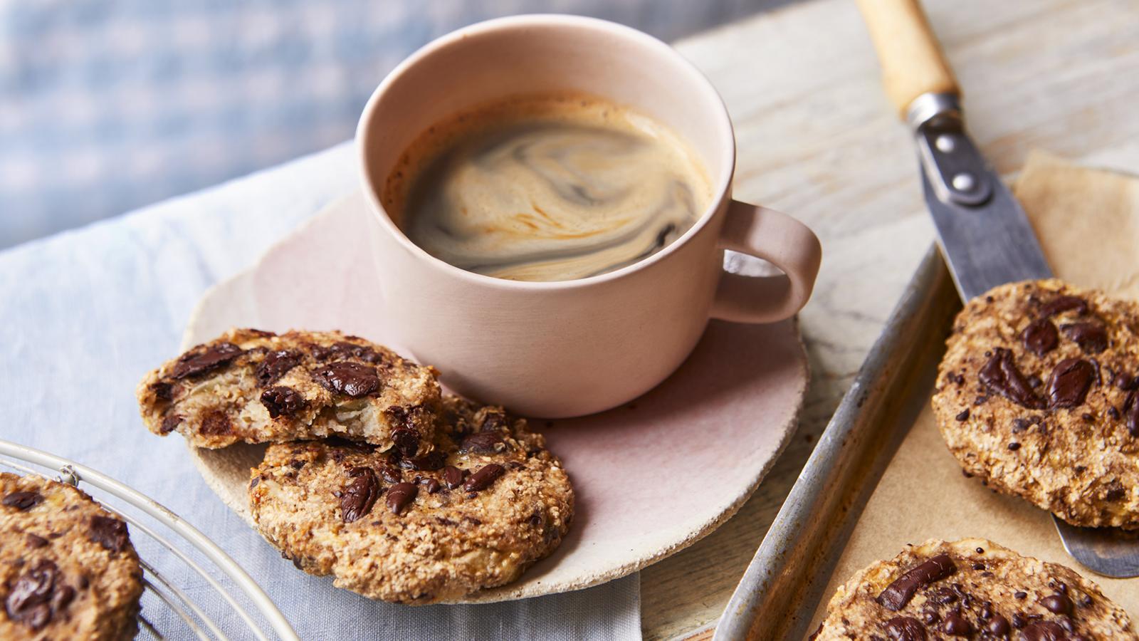 Banana and oat cookies 