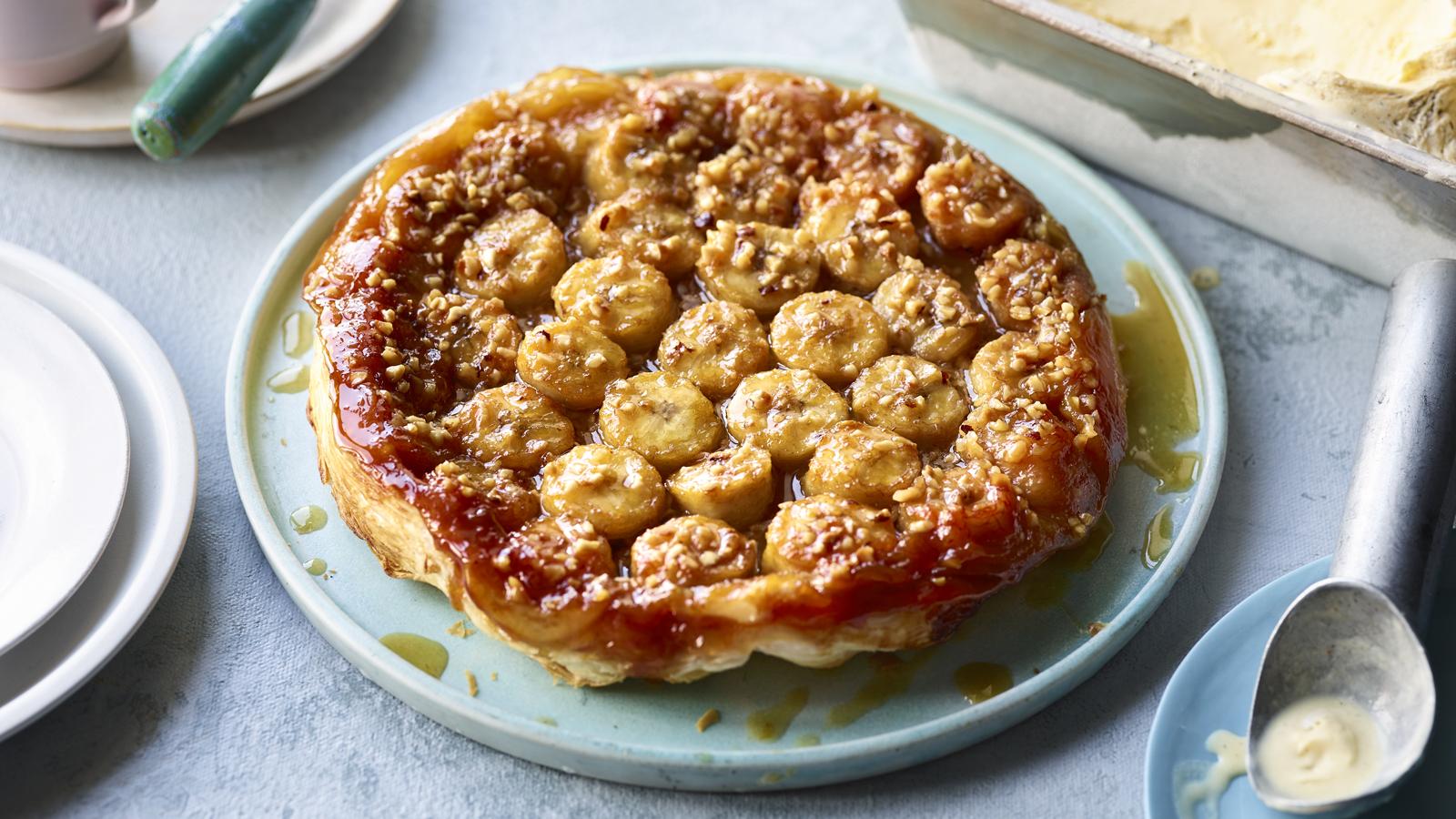 Banana tarte tatin