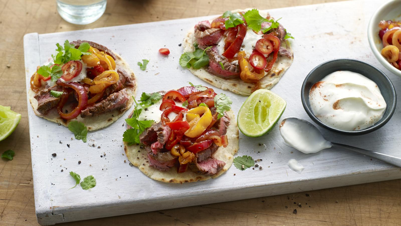 Beef tacos