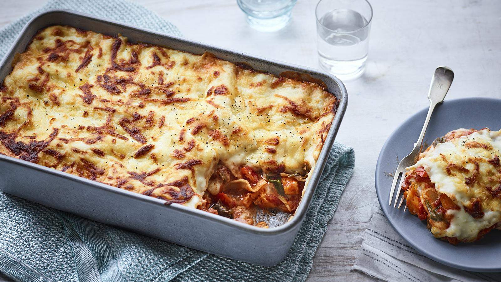 Vegetable lasagne 