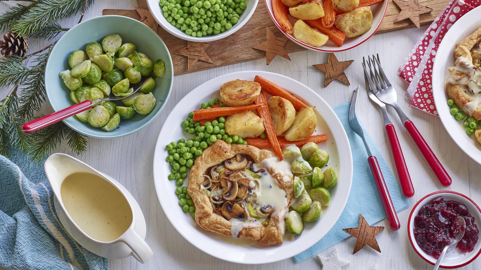 Budget vegetarian Christmas dinner