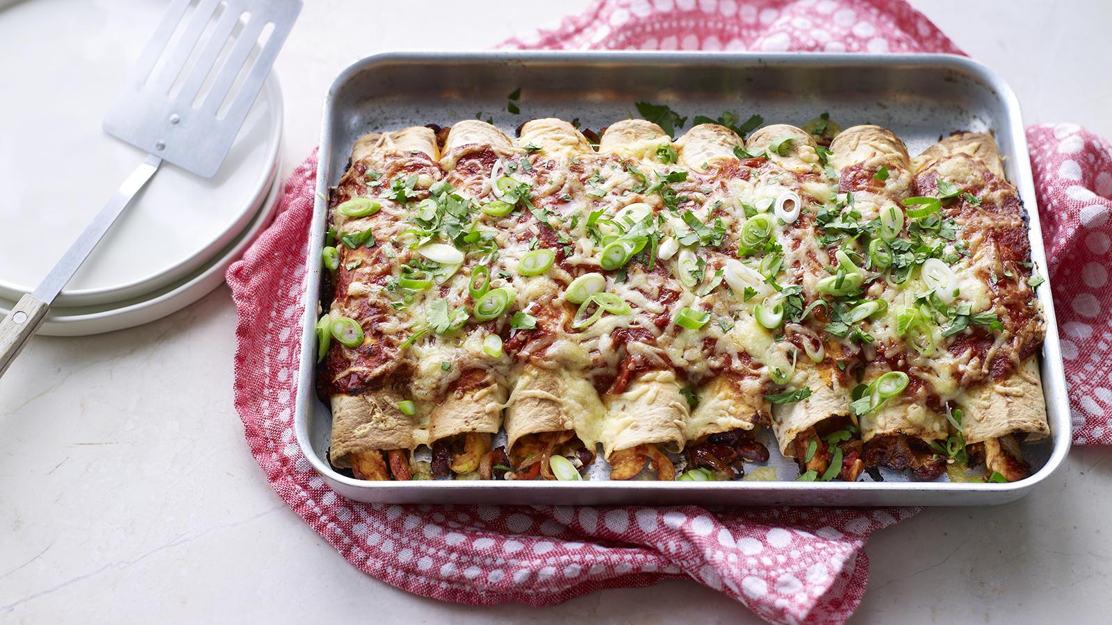 Chicken enchiladas