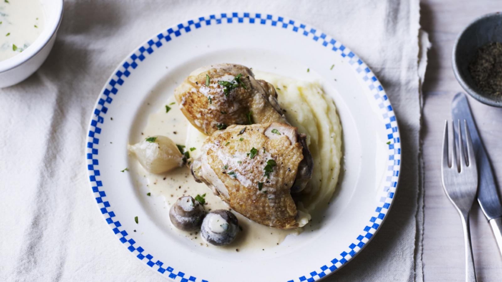 Chicken fricassée for a crowd recipe - BBC Food