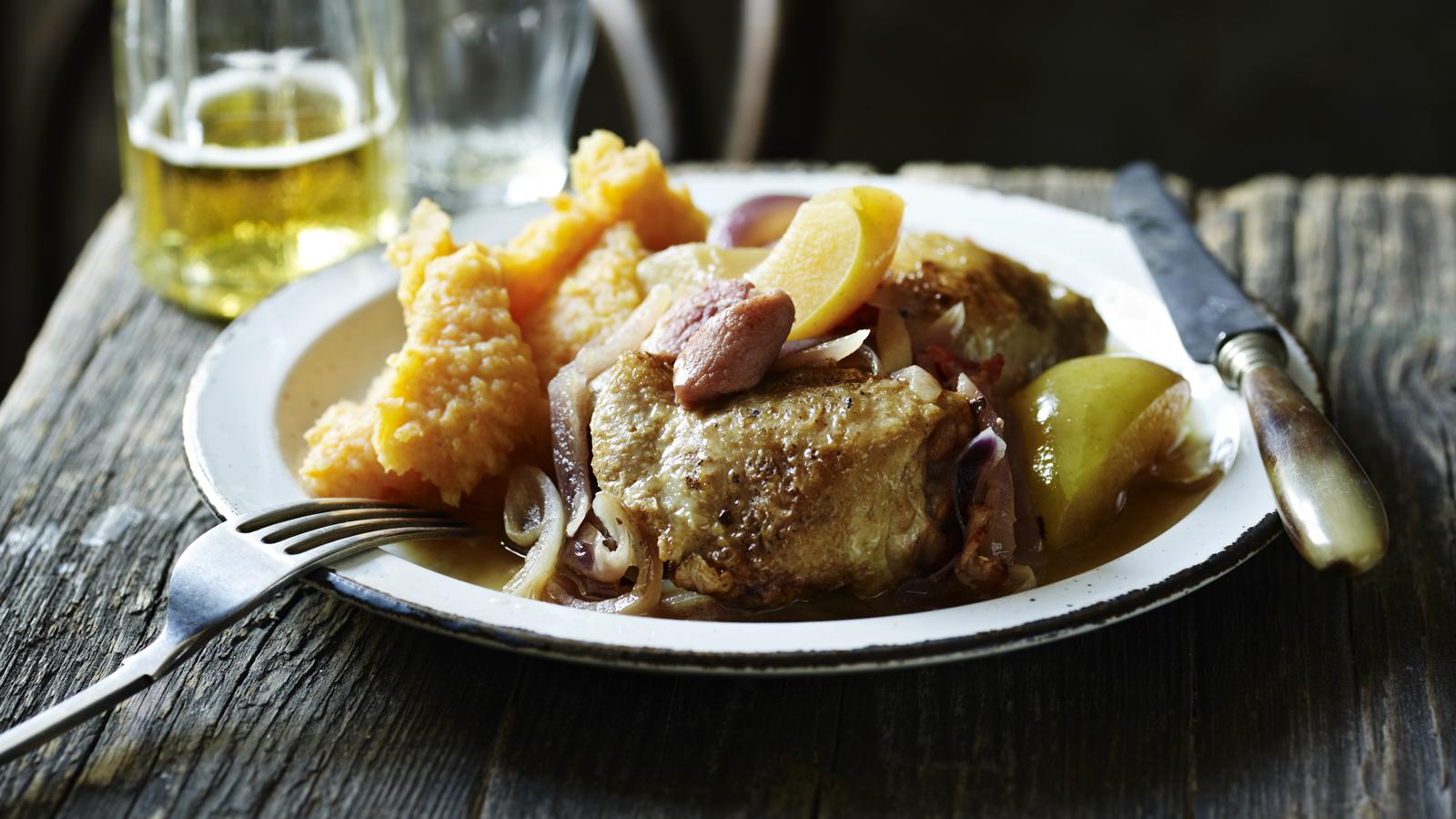 Chicken in cider 