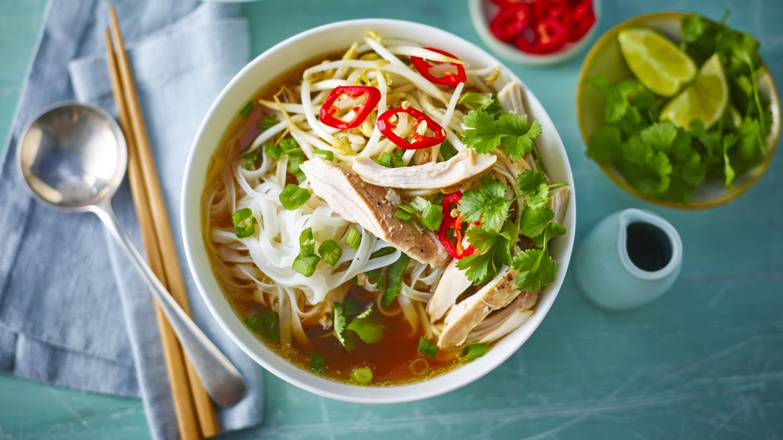 Slow cooker chicken pho recipe - BBC Food