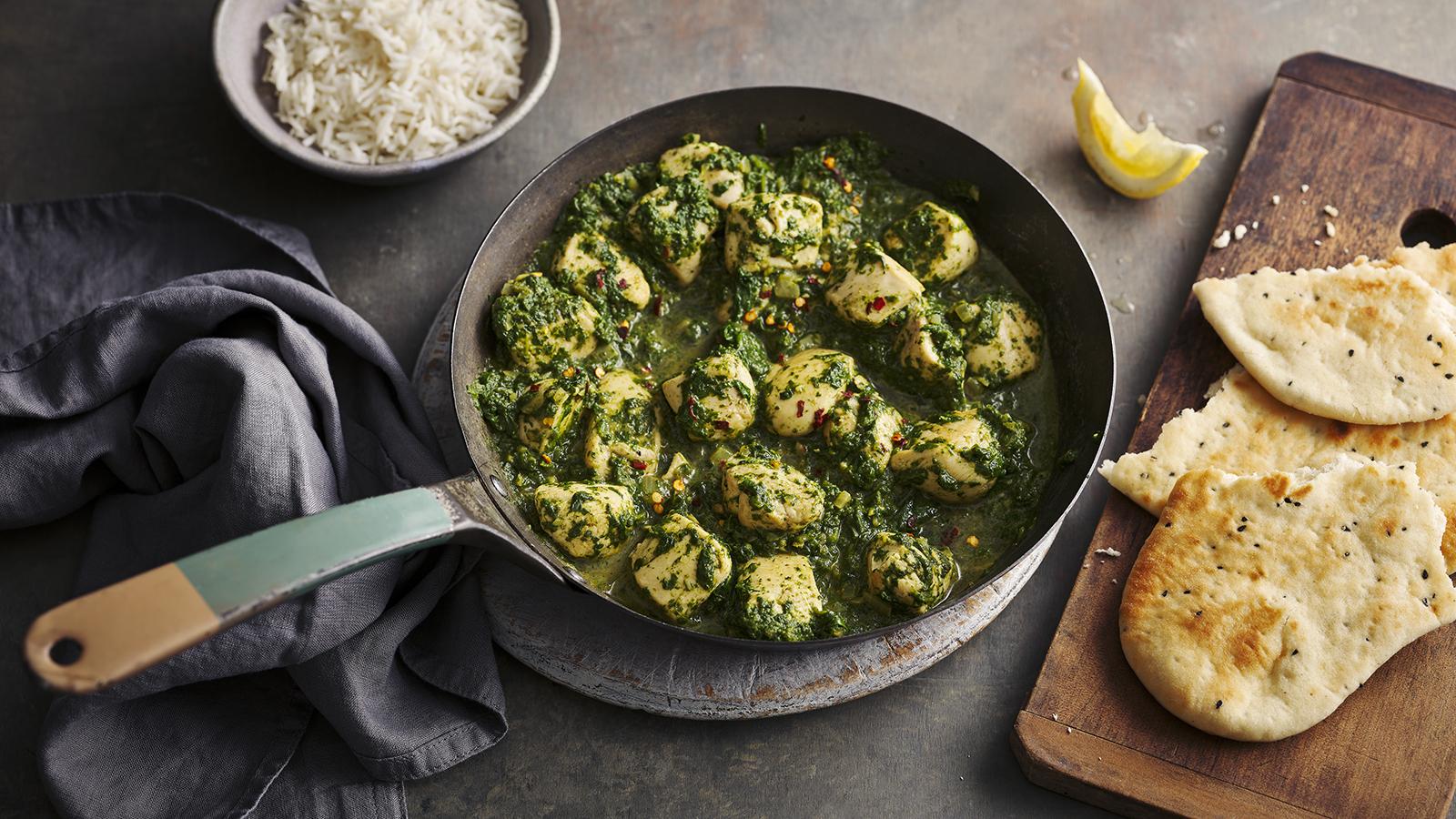 Easy chicken saag