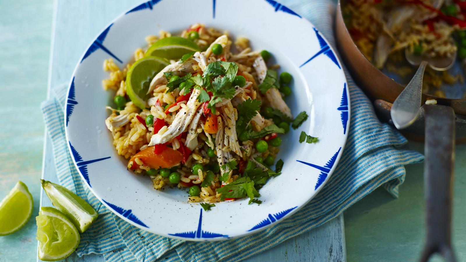 Chicken with rice (arroz con pollo)