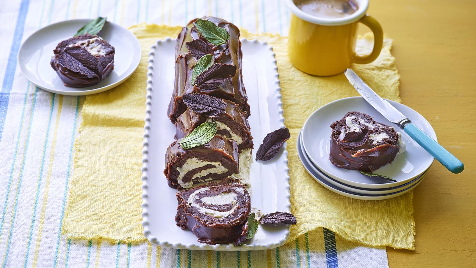 Choco-mint roll