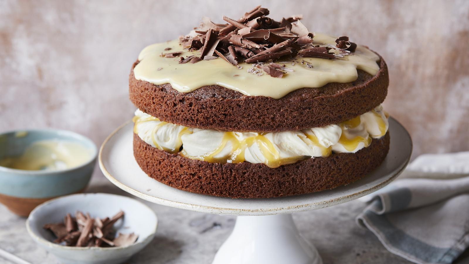 Chocolate orange curd cake recipe - BBC Food