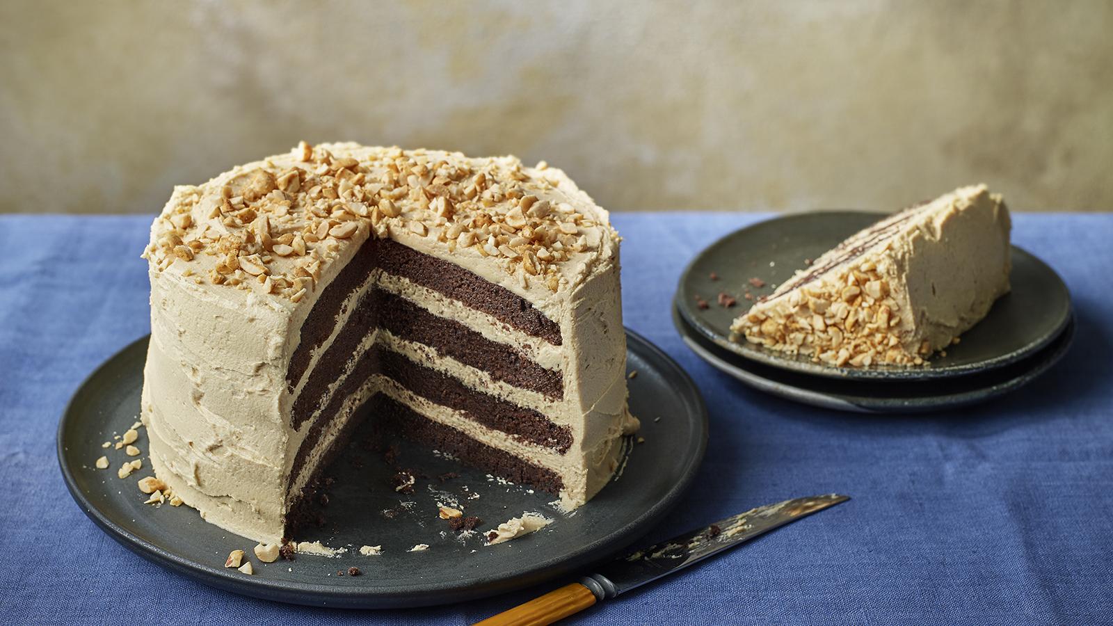 Chocolate peanut butter cake