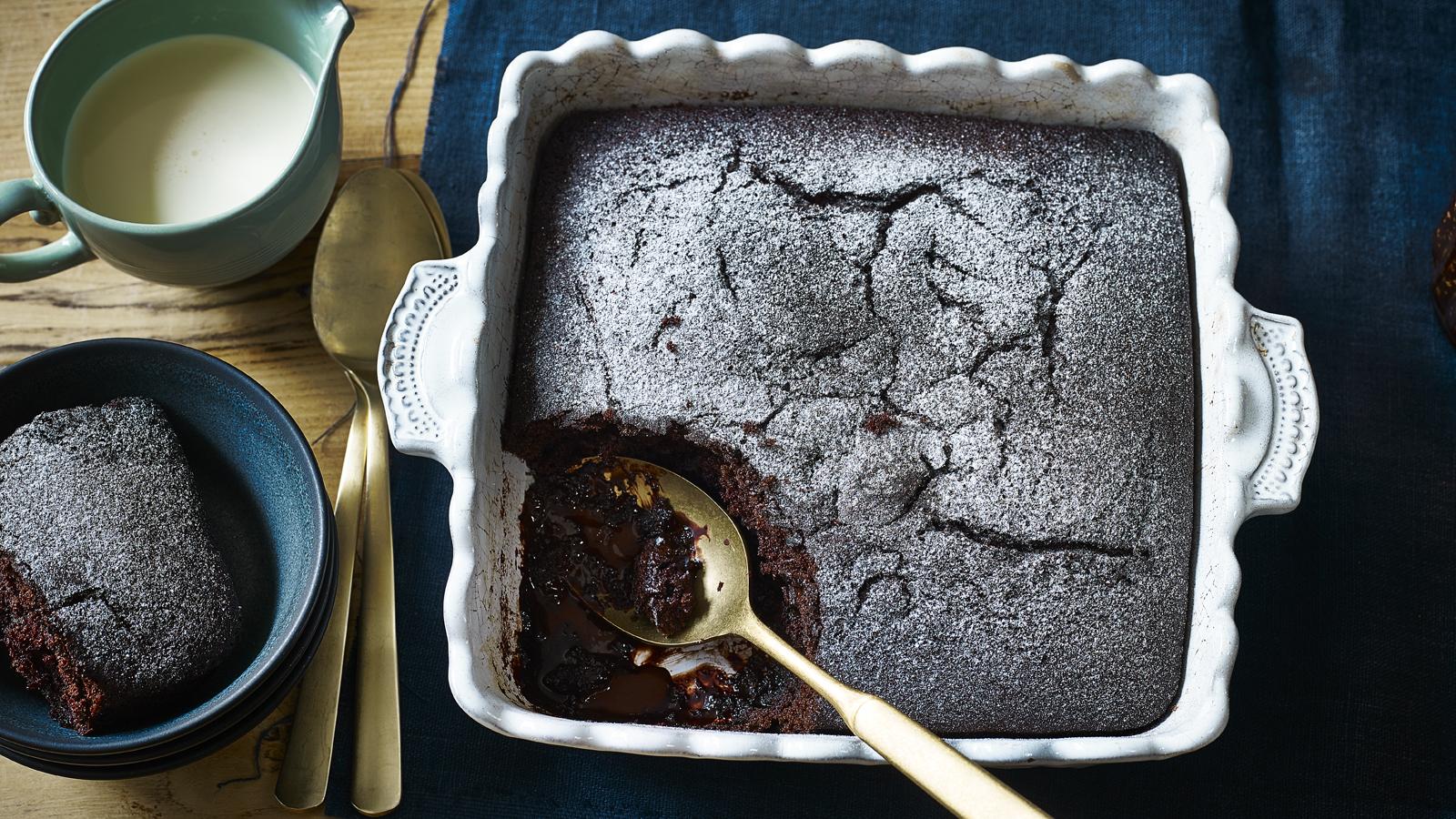 Chocolate self-saucing pudding