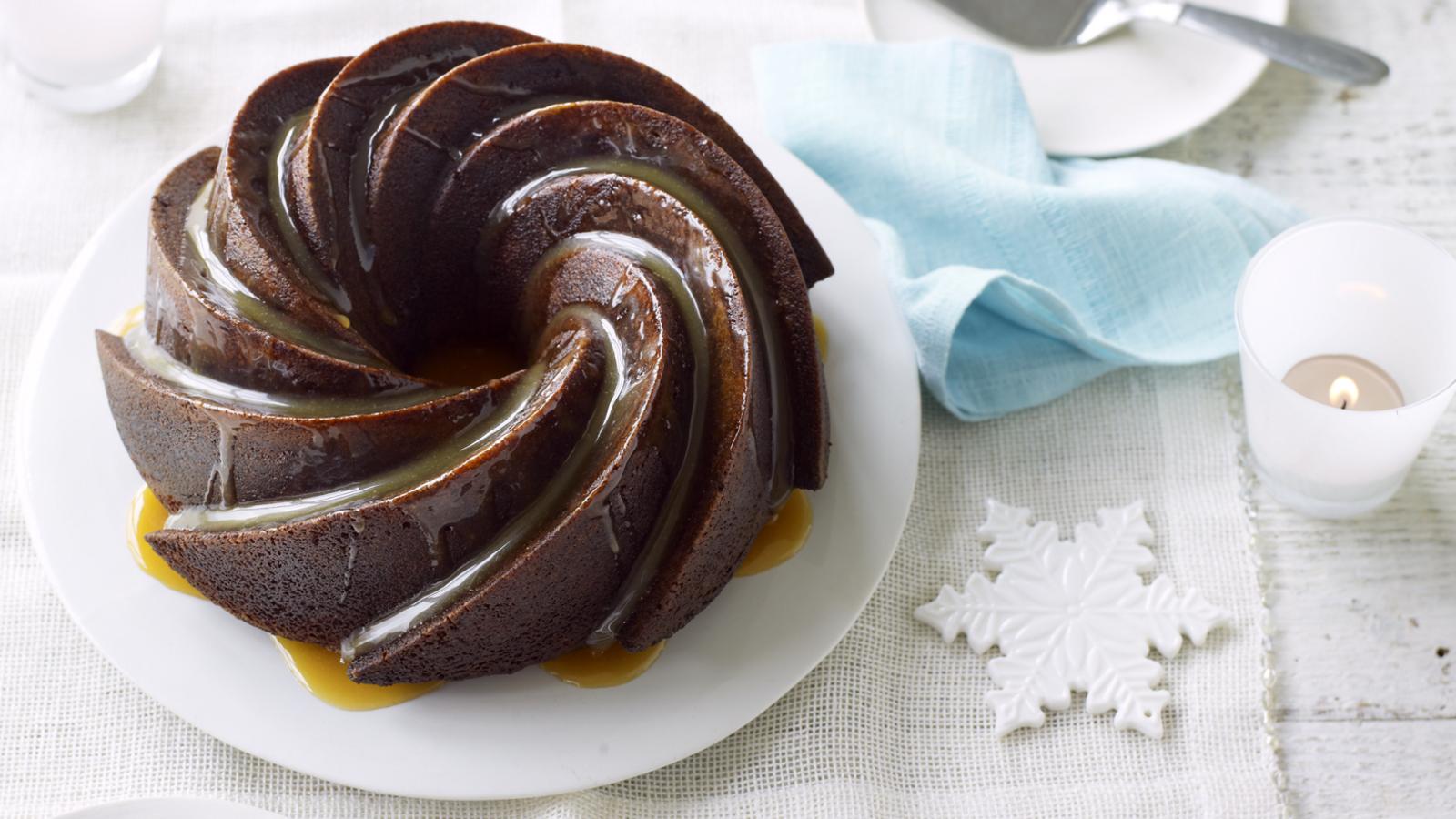 Cider and five-spice bundt cake