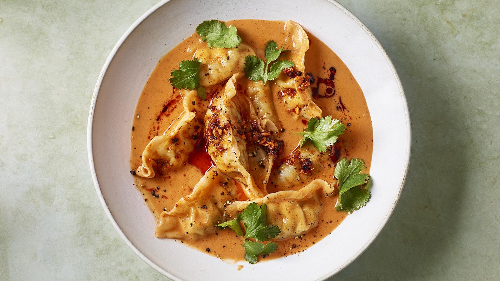 Coconut curry dumplings