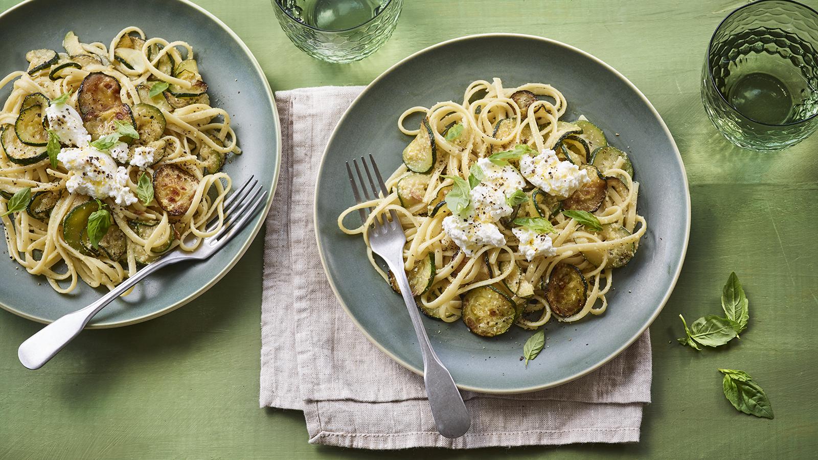 Courgette Pasta Recipe Bbc Food