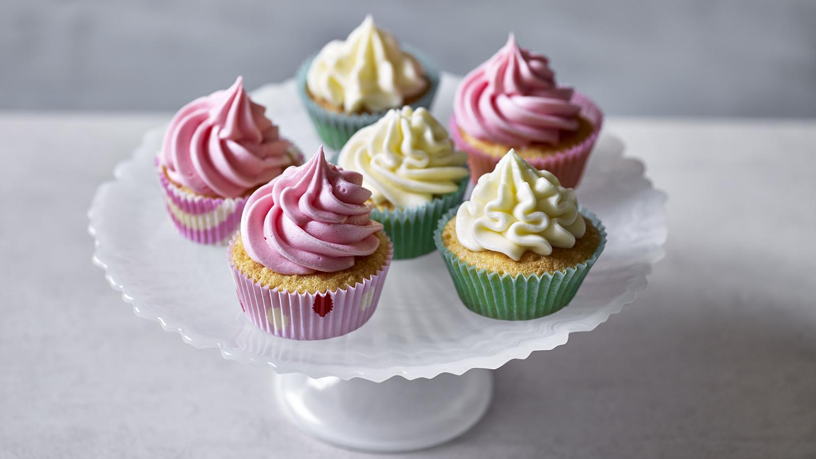 Red velvet chocolate and cherry cupcakes recipe - BBC Food