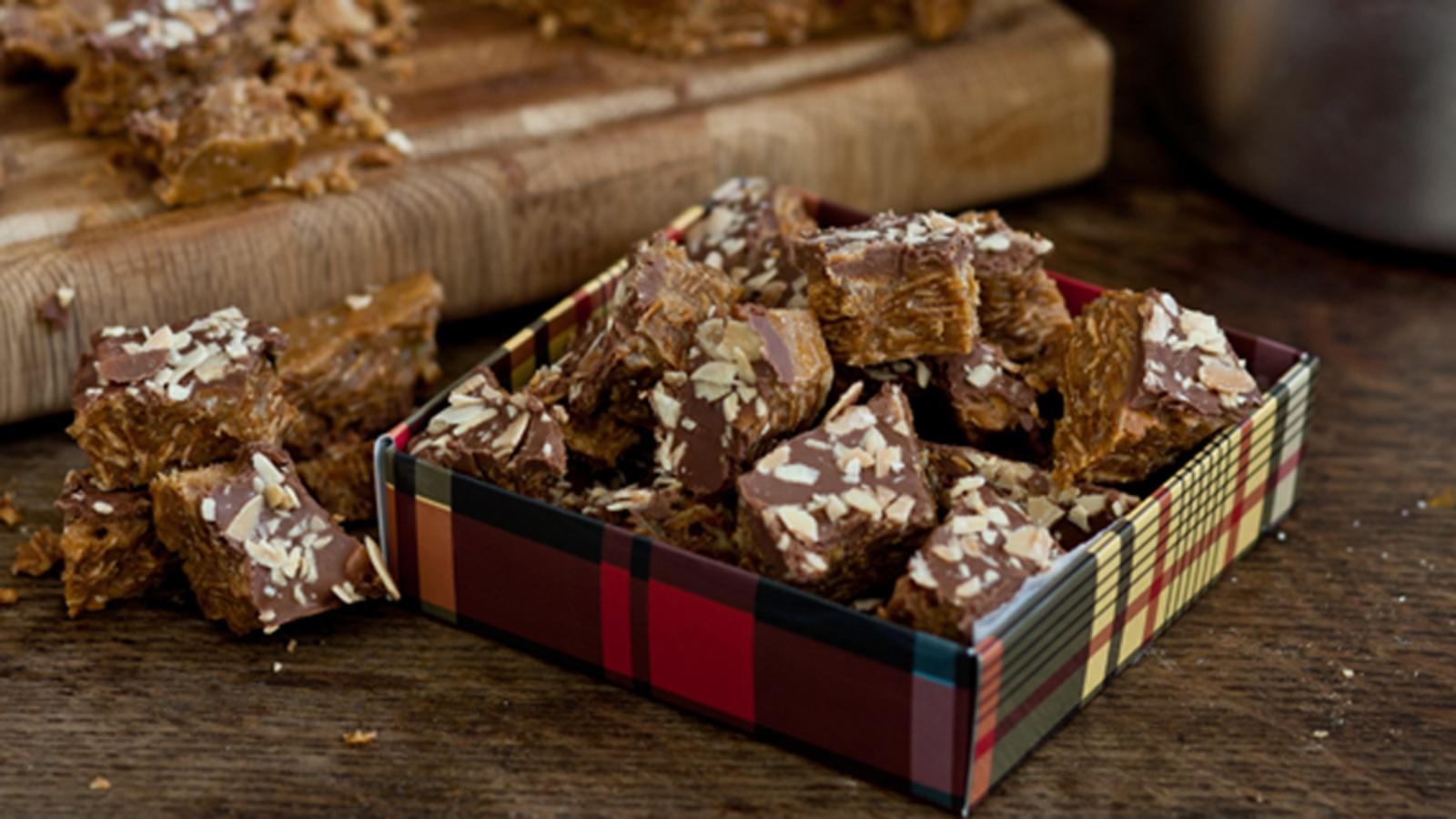 English almond butter toffee