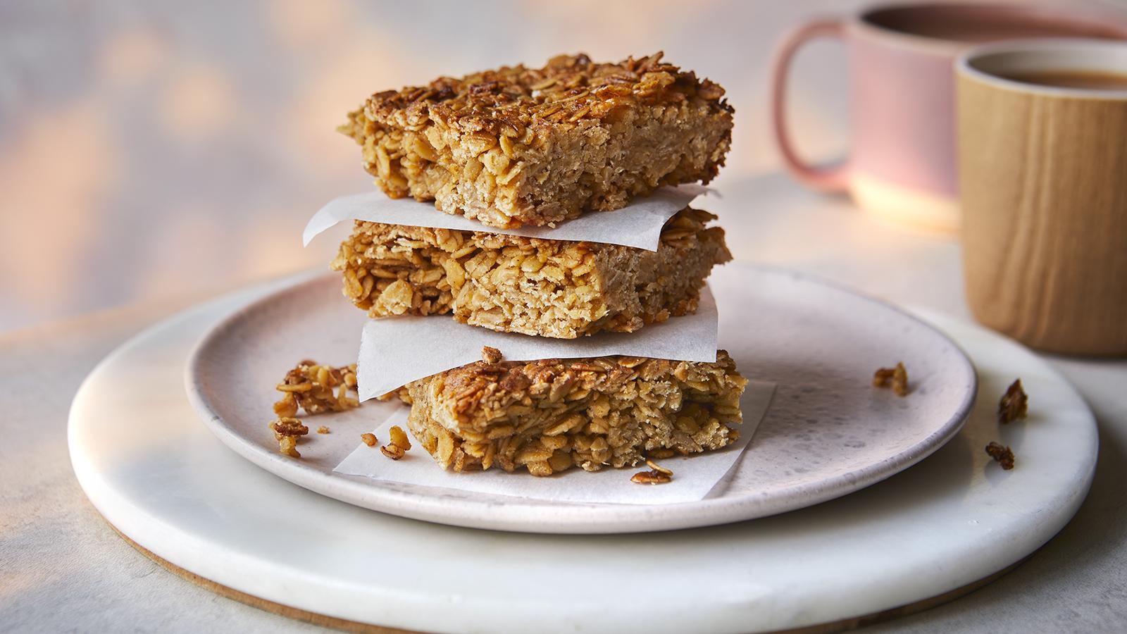 Gingerbread flapjacks