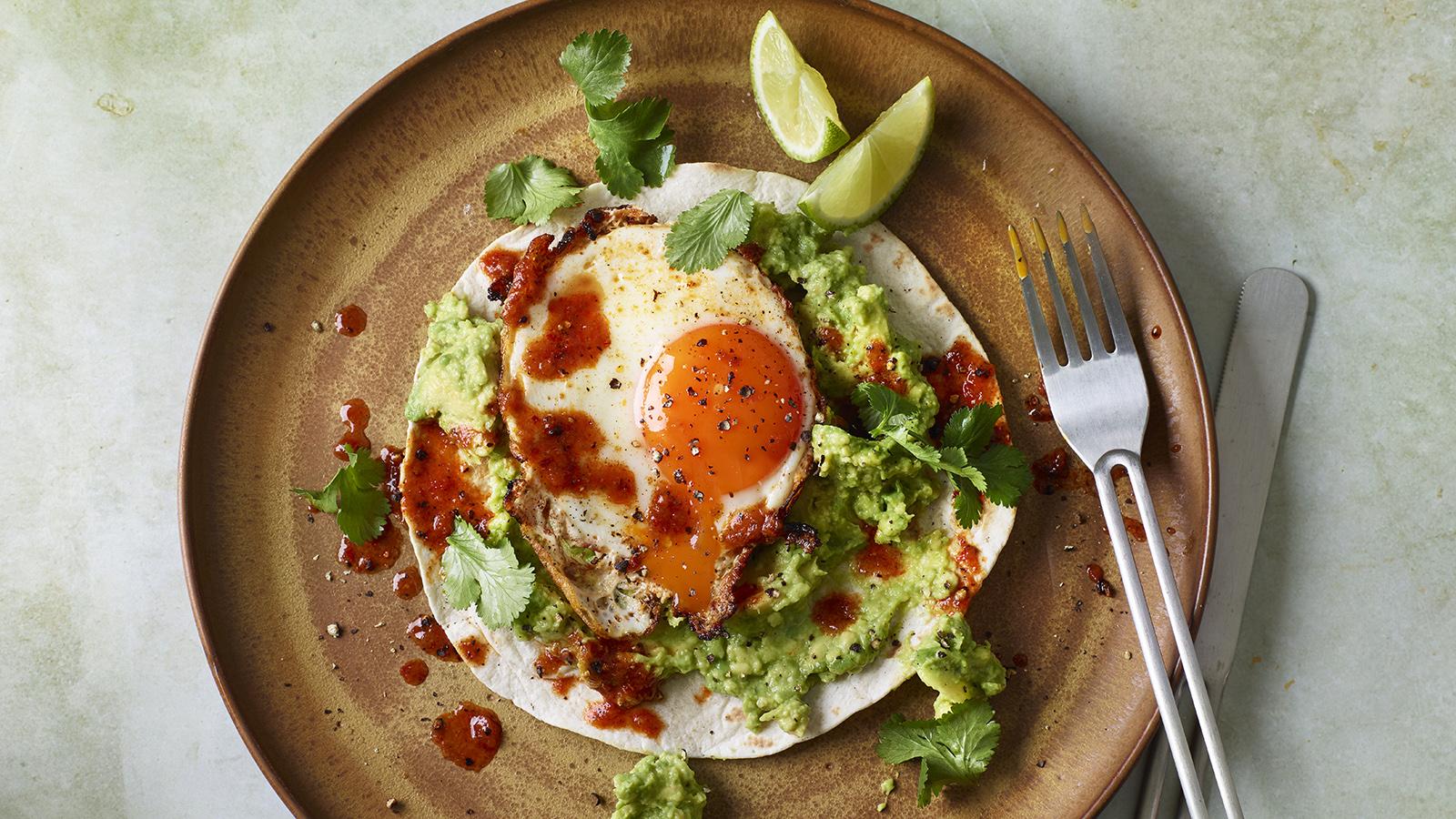 Harissa breakfast tacos