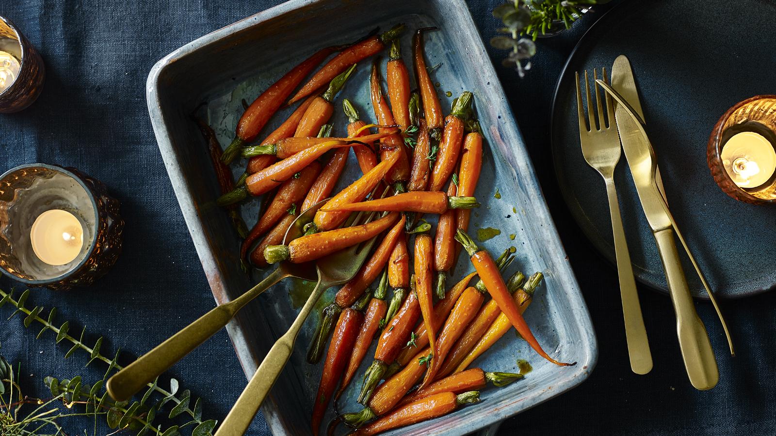 Honey roasted carrots