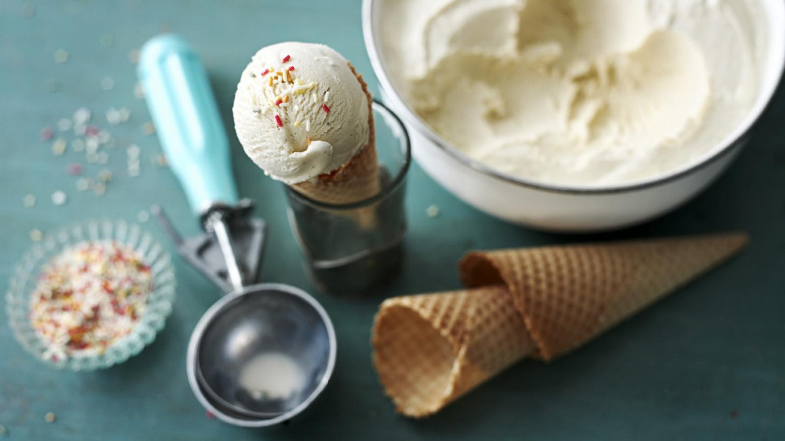How to make ice cream recipe BBC Food