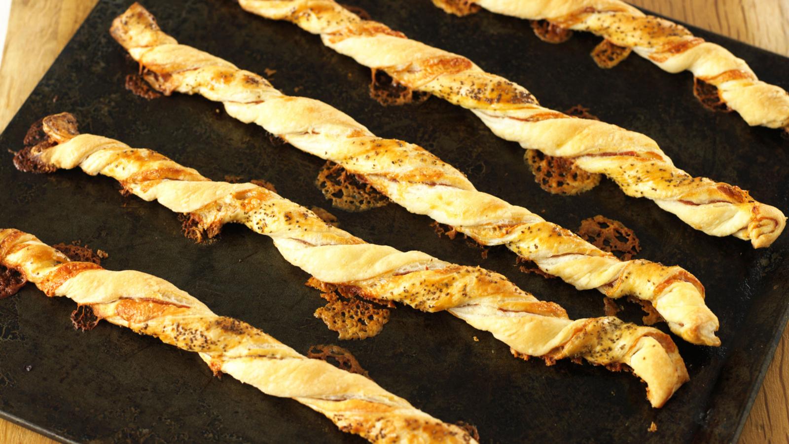 Bacon And Cheese Straws Recipe Bbc Food