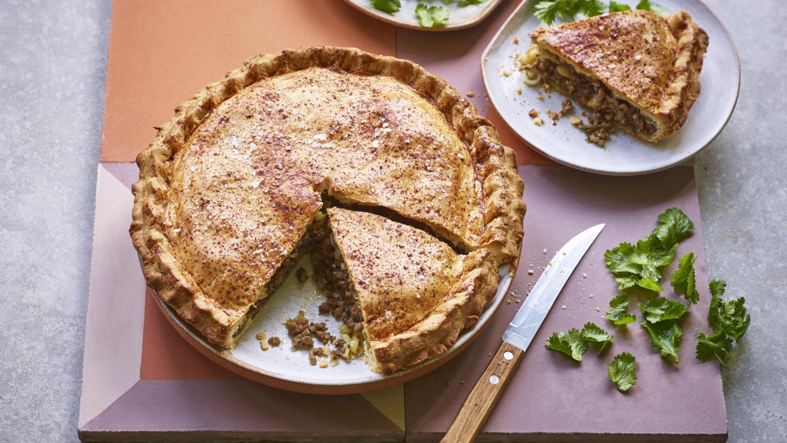 Keema plate pie 