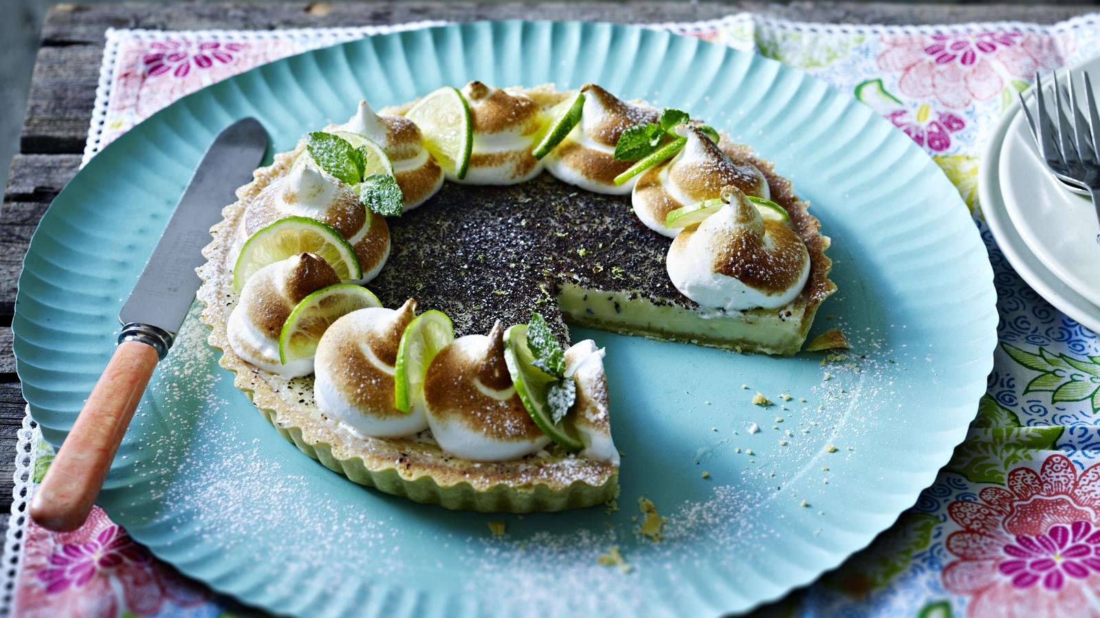 Key Lime Pie With Ginger Pastry Recipe - BBC Food