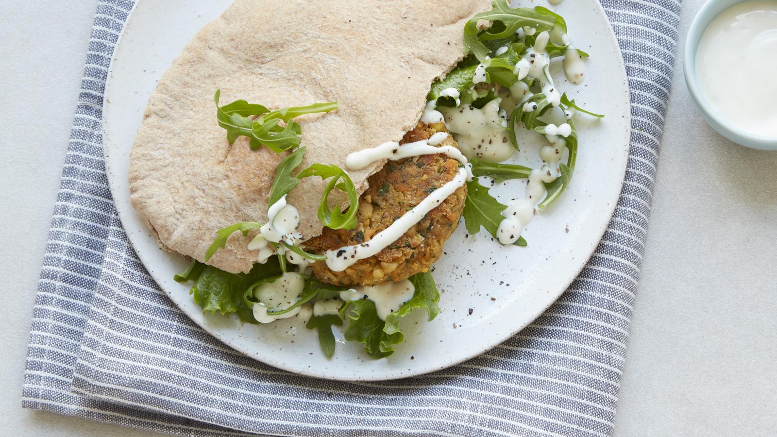 Vegan kofte burgers 