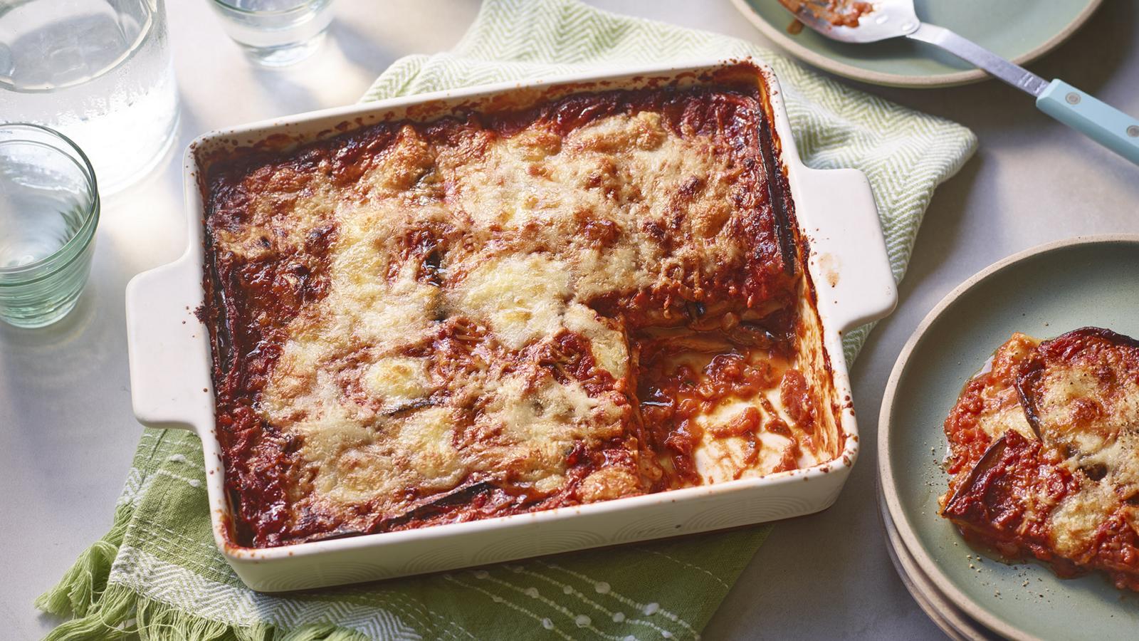 Lasagne aubergine melanzane