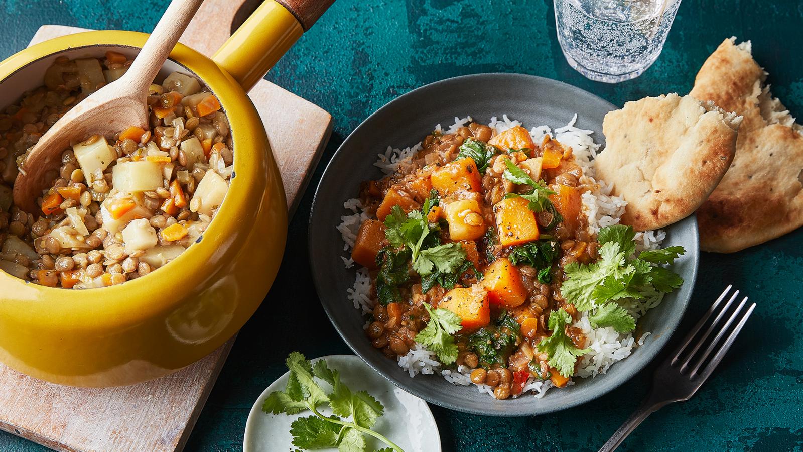 Flexible lentil stew