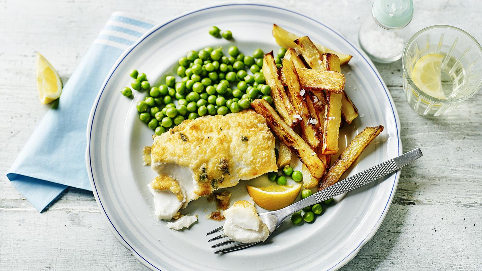 Lighter fish and chips recipe - BBC Food