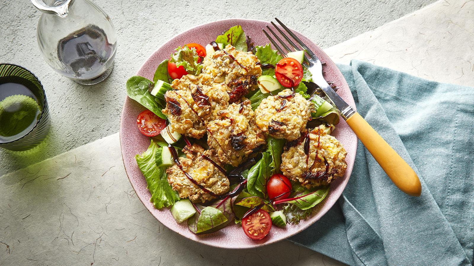 Mediterranean tofu clusters 