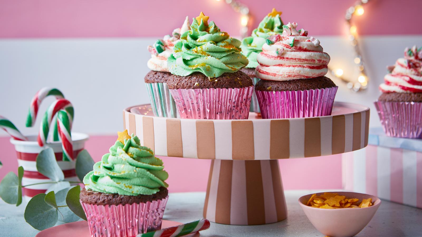 Mint chocolate cupcakes  