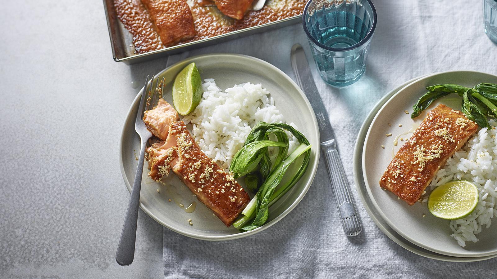 Miso baked salmon