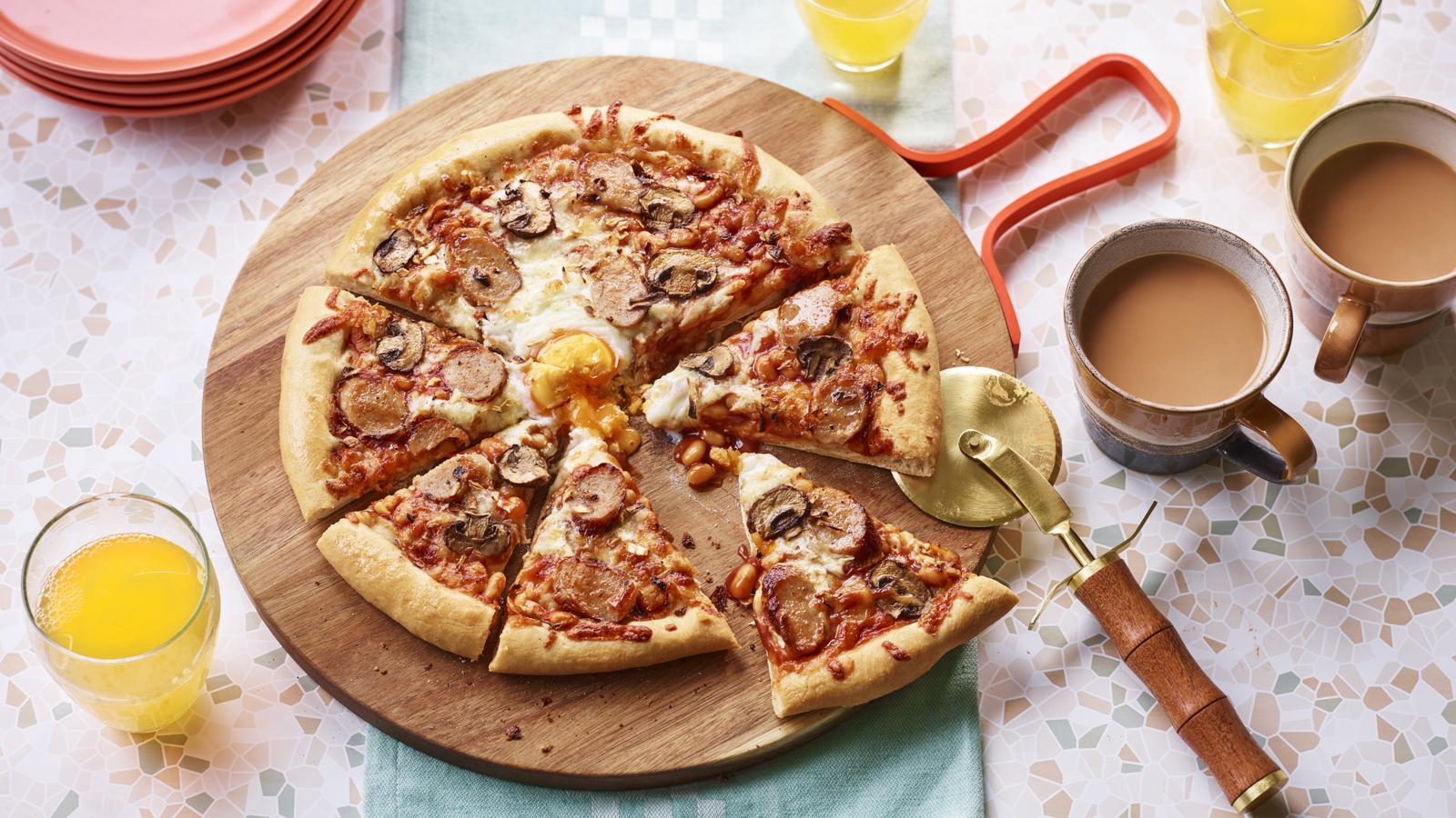 Nadiya’s breakfast pizza