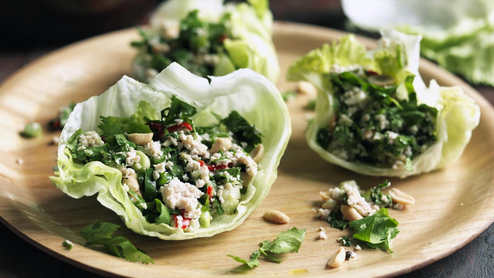 Thai chicken larb
