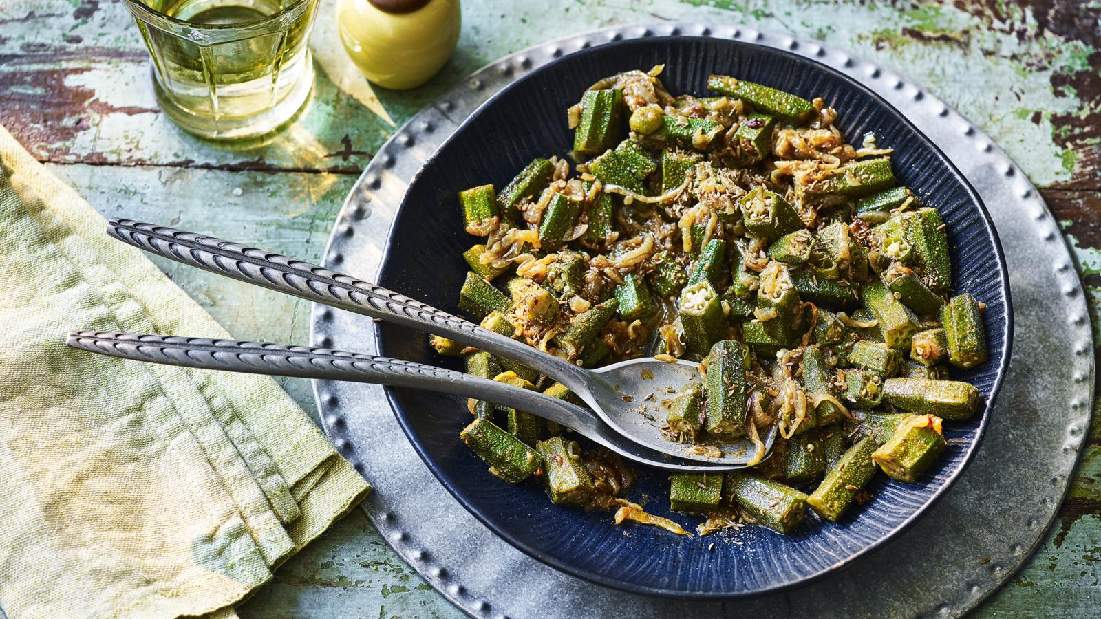 Okra curry