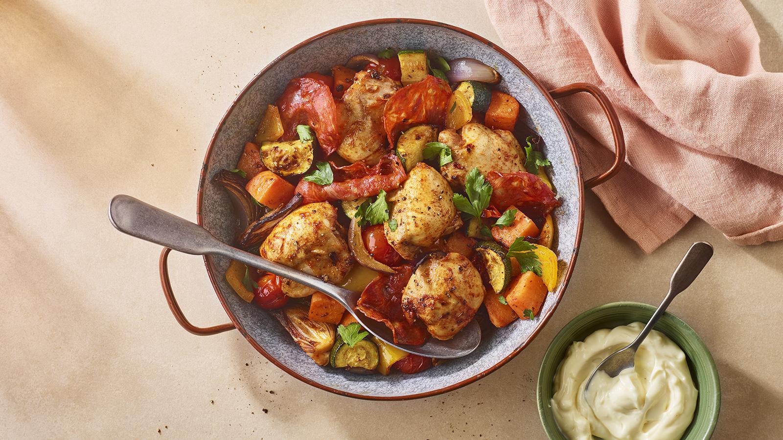 One-pan paprika chicken
