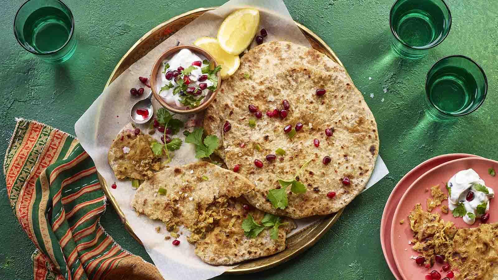 Stuffed parathas