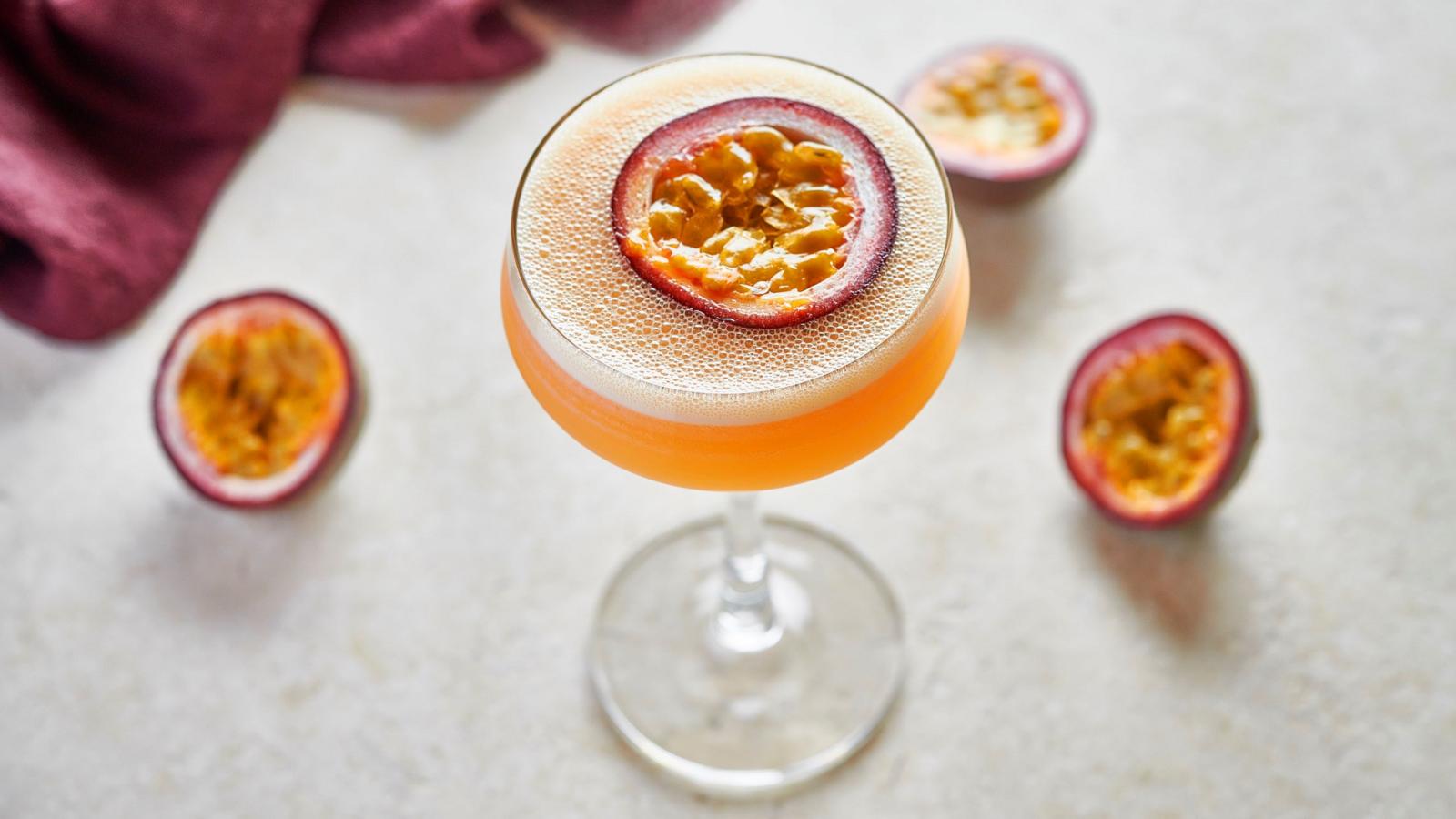 Passion fruit martini