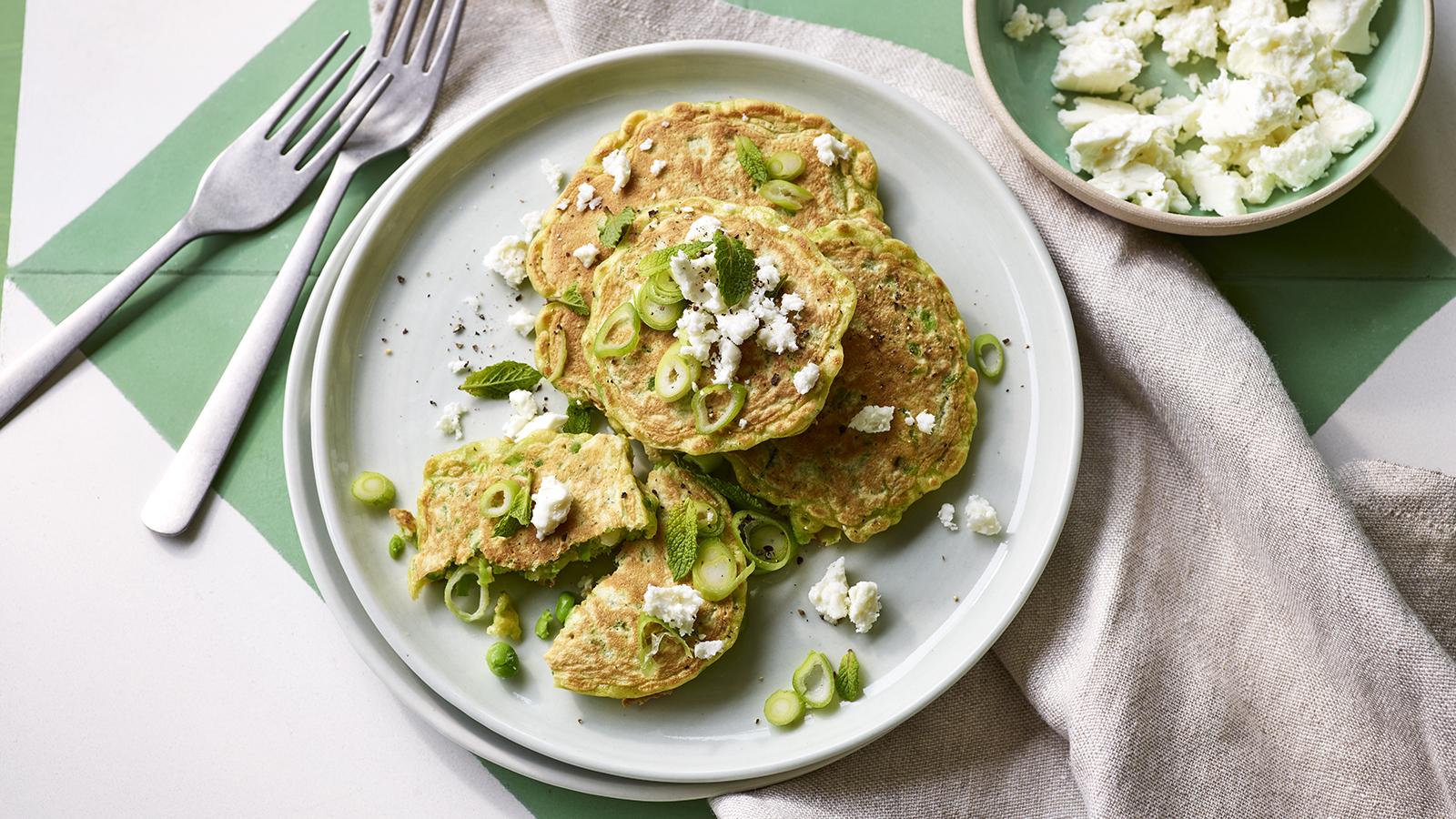 Pea fritters 