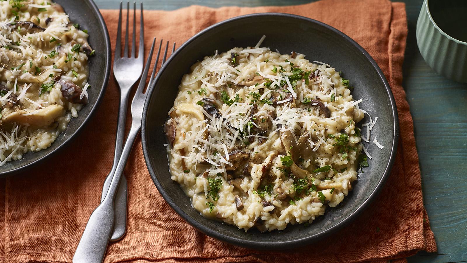 Perfect mushroom risotto 